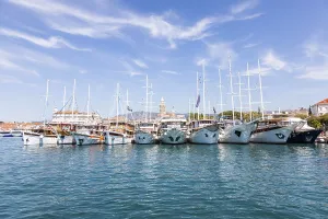 Boats in the harbour of Split, Split