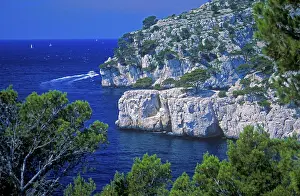 Boats, Port-Pin bay, Massif des Calanques