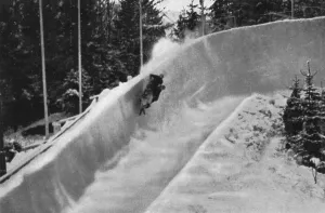 Bobsleighing, now they're falling