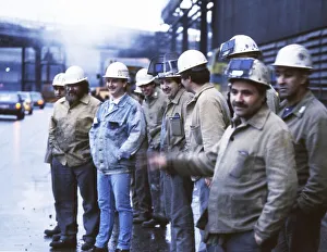 Bochum. Krupp Works. Steelworkers. ca. 1988-9