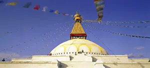 Framed Print : Bodhnath, Kathmandu, Nepal, Asia