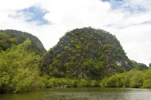 Than Bokkharani National Park is located in Krabi Province about 45 kilometers (28 miles) northwest of Krabi Town