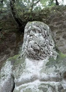 Bomarzo, Sacro Bosco (Sacred Forest) / (Parco di Mostri) Pluton/Poseidon/Tiber