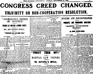 The Bombay Chronicle, December 31, 1920