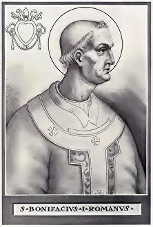 Boniface I was Pope in Rome from December 28