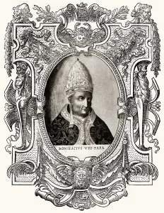 Boniface VIII, was Pope from 1294 to his death in 1303