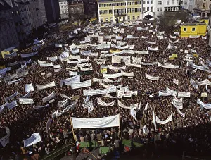 Bonn. Farmers rally. 80s