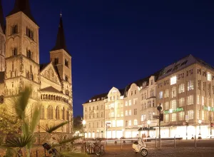 Bonn Minster, Muensterplatz square