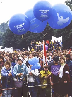 Bonn. Peace demonstration of 100