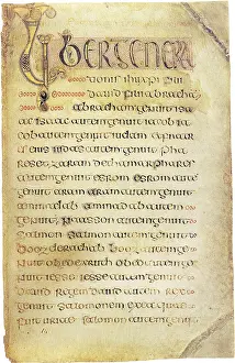 The Book of Durrow is a medieval illuminated manuscript gospel book in the Insular art style