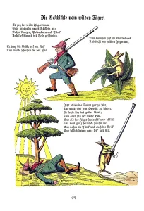 Book illustration, Die Geschichte vom wilden Jaeger