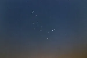 Bootes star constellation, Night sky