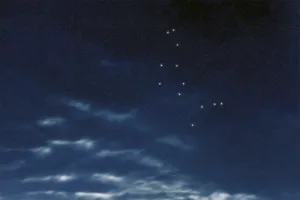 Bootes star constellation, Night sky
