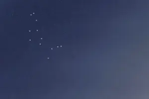 Bootes star constellation, Night sky