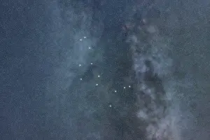 Bootes star constellation, Night sky