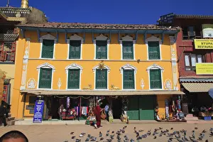 Boudhanath is a buddhist stupa in Kathmandu