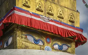 Boudhanath Stupa with prayer flags