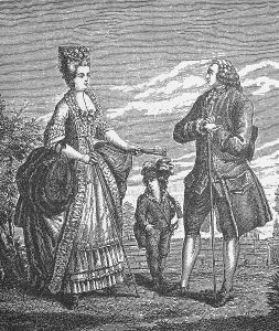 Bourgeois and Bourgeoise, French for upper middle class