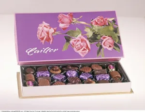 Boxes of chocolate 1960s. A box with assorted chocolates by the swiss chocolate maker Cailler