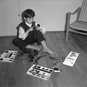 Boy in the 1950s. Already in the spring of 1952