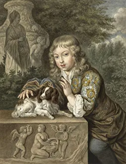 Boy with a Dog, c. 1800, Petting