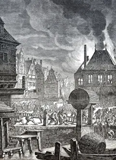 Brand des alten Amsterdamer Rathauses, 1652