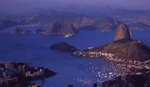 Brazil: Panorama of the city of Rio de Janeiro from the Corcorvado