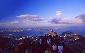 Brazil: Panoramic view of the city of Rio de Janeiro from the Corcorvado
