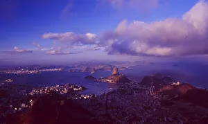 Brazil: Panoramic view of Rio de Janeiro City from Corcorvado