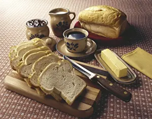 Breakfast Food, Bread With Butter