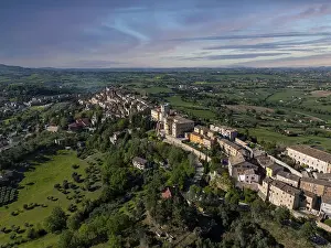 Breathtaking aerial view of Treia