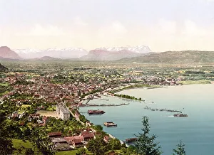 Bregenz, seen from the Haggen, Tyrol