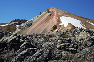 Brennisteinsalda volcano with the Laugahraun lava field