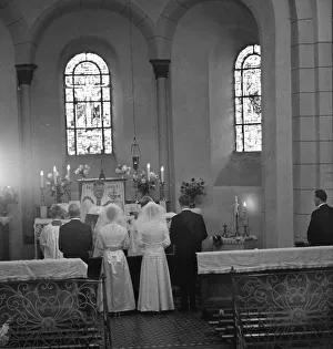 Bridal couples and weddings in 1966 in Sauerland