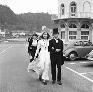 Bridal couples and weddings in 1966 in Sauerland