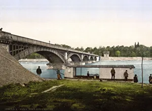 Bridge over the Allier, Vichy, Auvergne-Rhone-Alpes