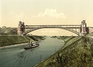 The bridge at Holtenau, Kiel, Schleswig-Holstein