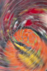 Bright coloured abstract background made by moving camera intentionally with shutter open