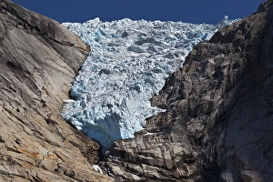 Category Scandinavia Prints: Briksdalsbreen Glacier tongue of the Jostedalsbreen Glacier