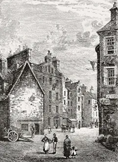 Bristo Port, Edinburgh, Scotland, 1820
