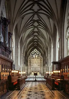 Bristol, cathedral, choir, view to the east