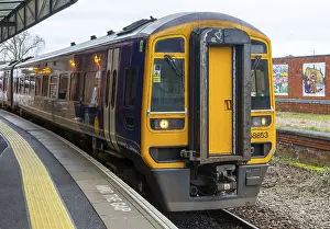 British rail Class 158 diesel multiple unit train operated by Northern