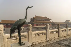 Bronze Crane, Forbidden City, Temple