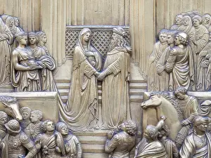 Bronze Door with Old Testament Scenes