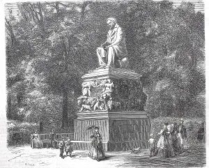 Bronzestatue von Iwan Krylow im St