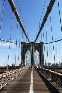 Brooklyn Bridge, New York City, USA, North America
