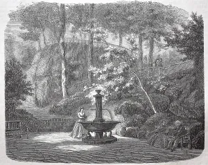 Brunnen in den Anlagen von Wildbad