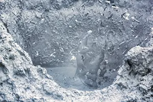 Bubbling mud pot, Hverarond geothermal area