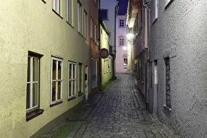 Buchdruckergasse alley, old town Memmingen