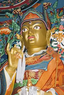 Buddha display at a buddhist temple